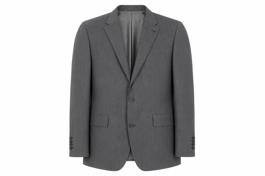 1860 Limited Edition Men's Grey Suit Jacket, 44S, Formal
