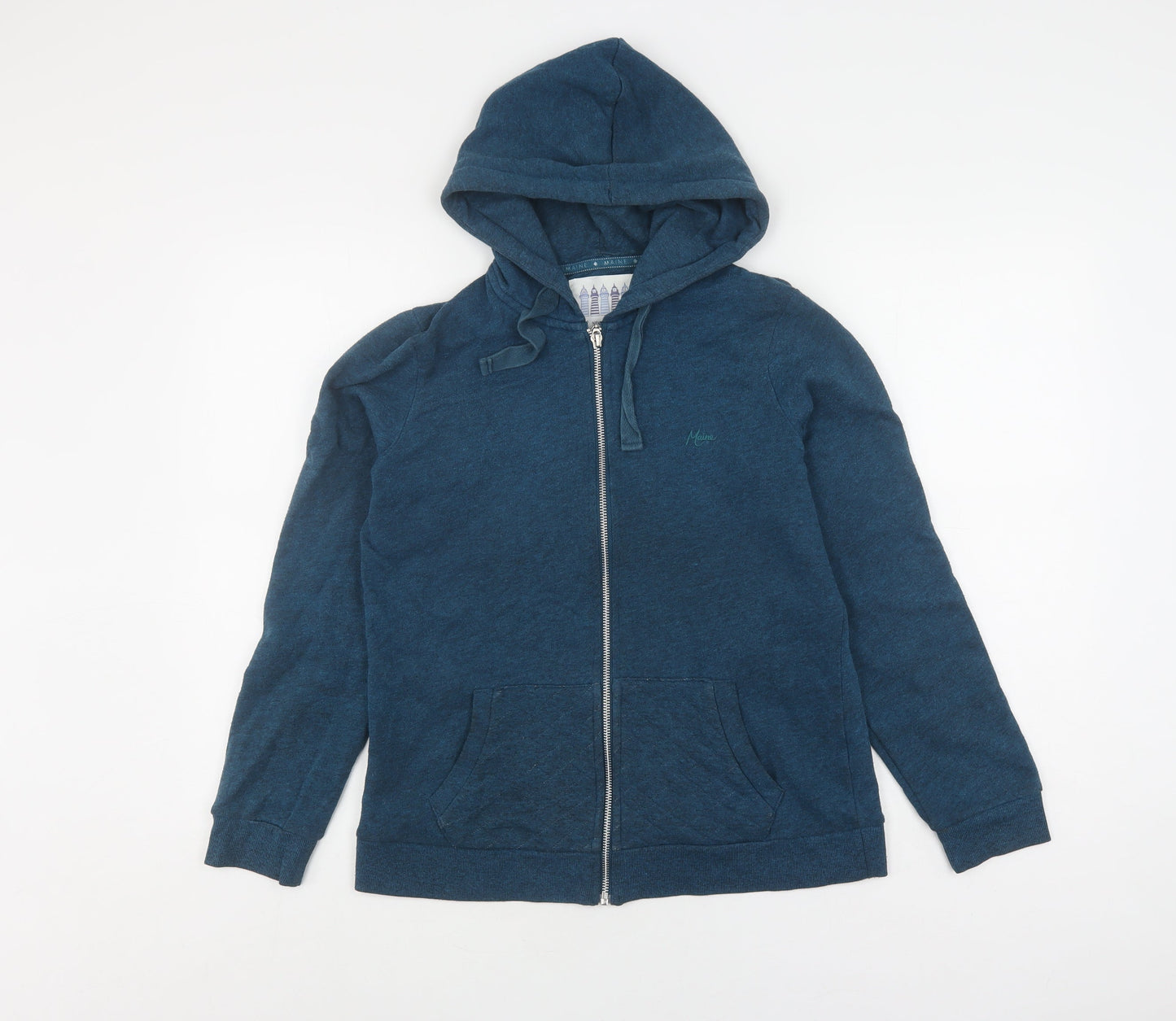 New England Women's Blue Full Zip Hoodie Size 12