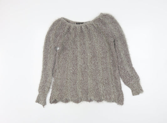 Quiz London Women's Multicoloured Knit Pullover S