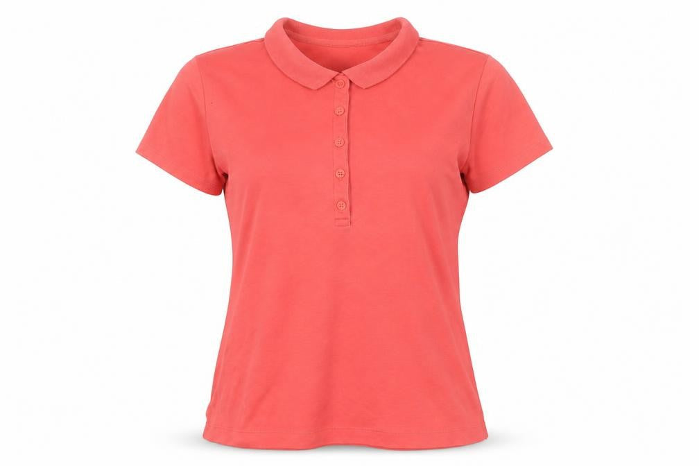 Lands' End Women's Red Polo Shirt - Petite M