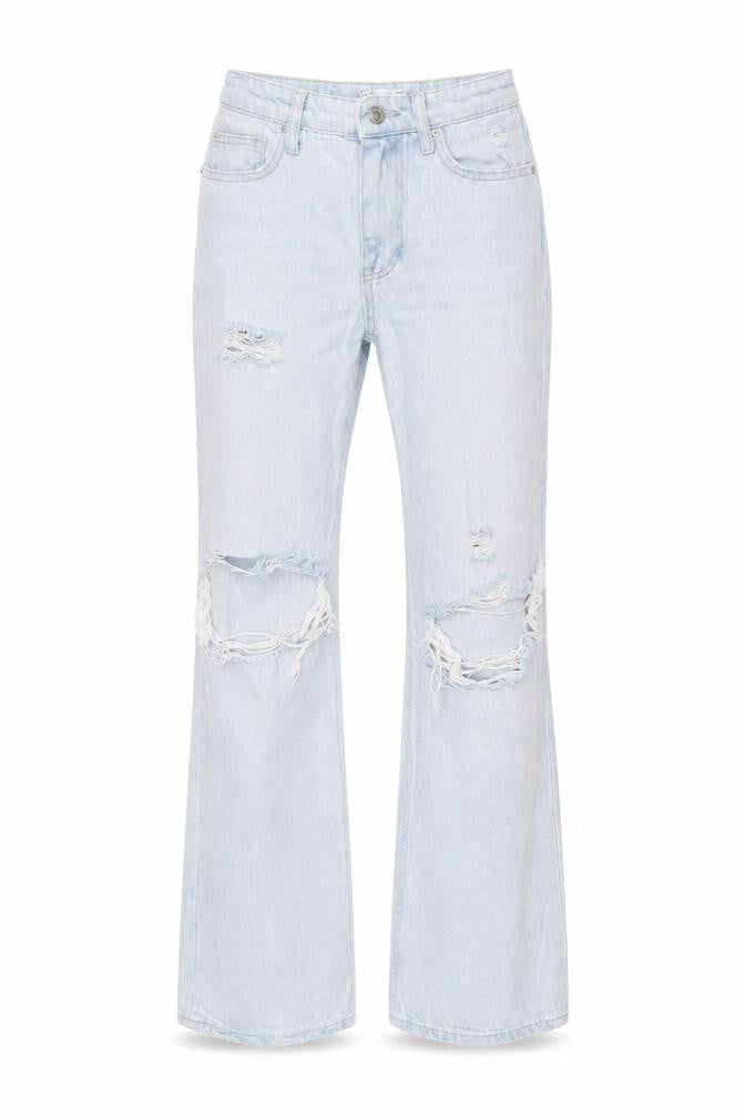 Bershka Women’s Blue Flared Jeans Size 4