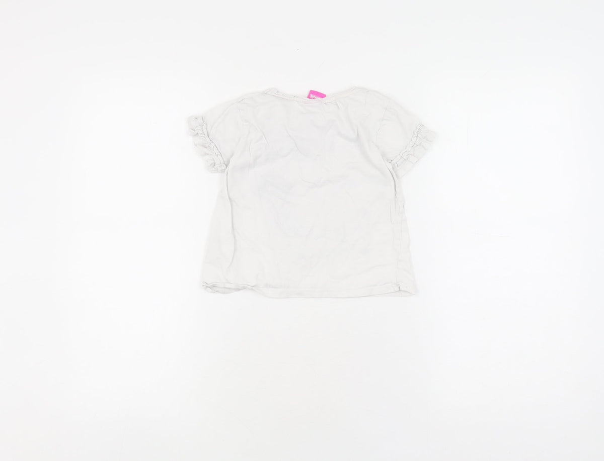 Disney Girls White Minnie Mouse T-Shirt 5-6 Years