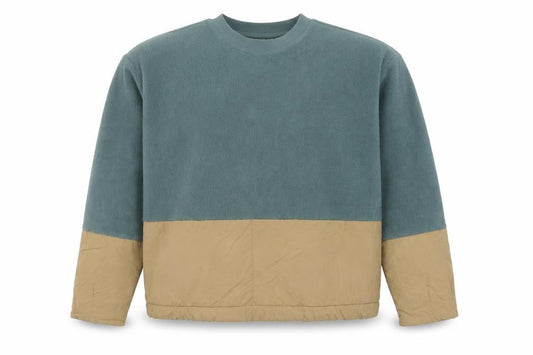 H&M Mens Green Beige Sweatshirt XS Pullover