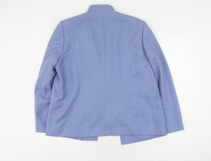 Women's Blue Suit Jacket Size 16 Regular Fit