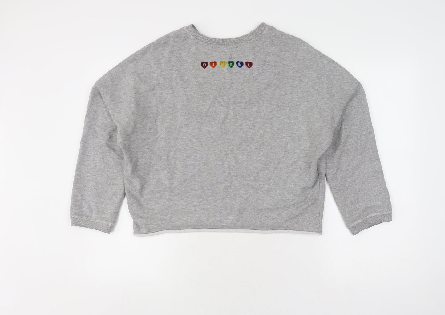Diesel Women's Grey XS Pullover Sweatshirt