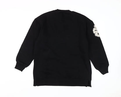 Back view of French Connection Women's Black Pullover Sweatshirt S