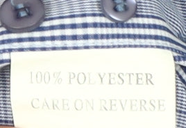 Petroleum Men's Blue Striped Dress Shirt L
