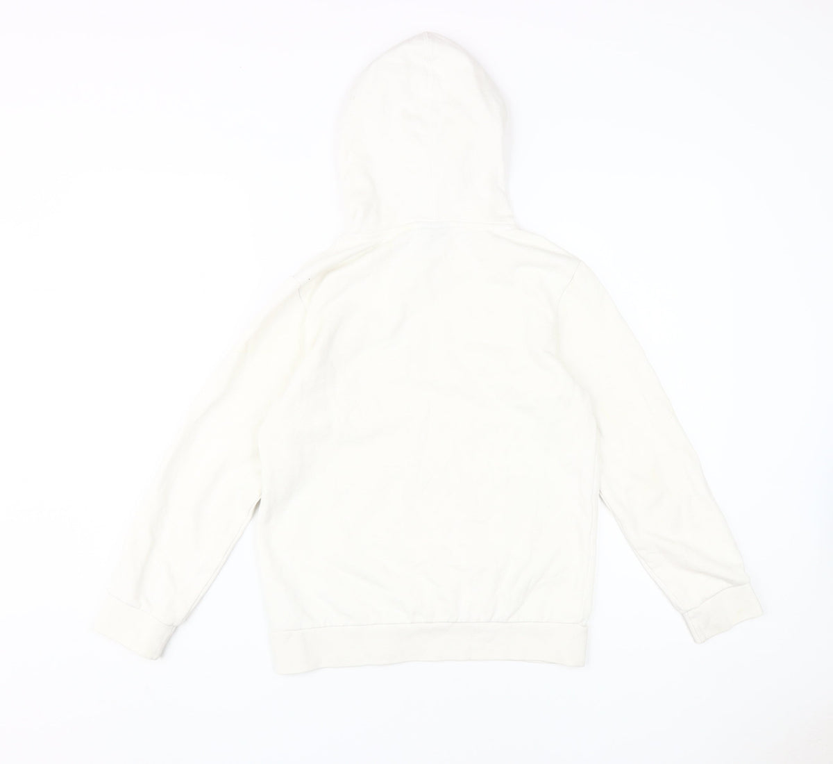 Champion Girls White Pullover Hoodie, Logo, 11-12 Years