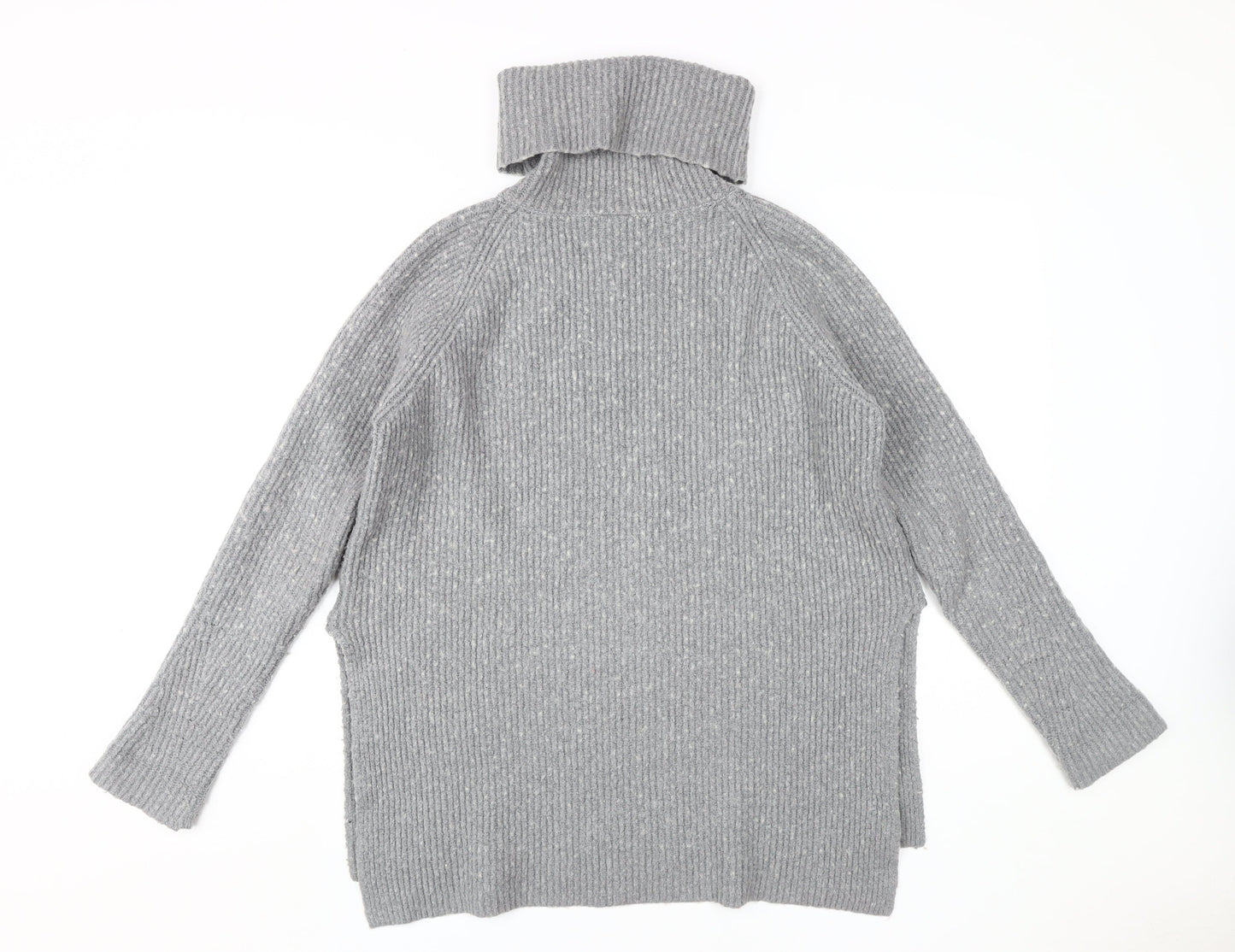 Sweaty Betty Women's Grey Roll Neck Jumper S