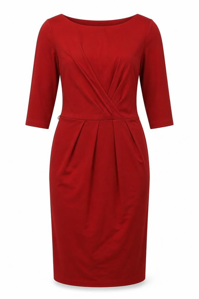 Jasper Conran Red Sheath Dress - Women Size 12