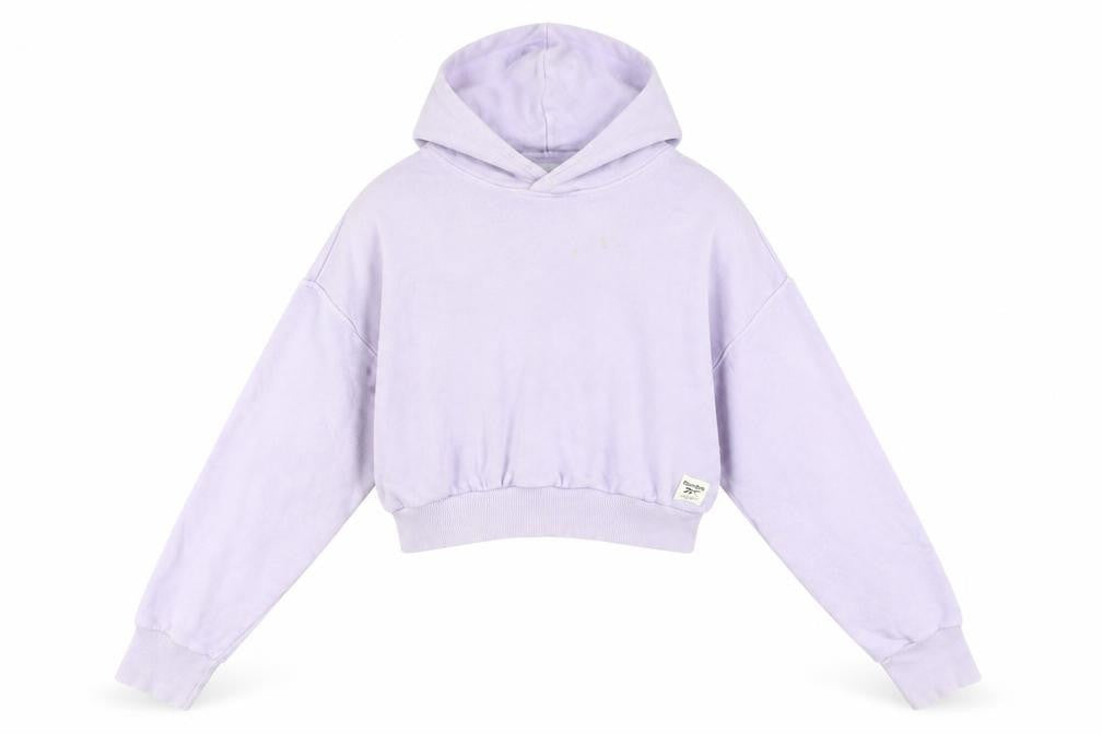 Reebok Women's Purple Hoodie - Small, Comfortable Pullover