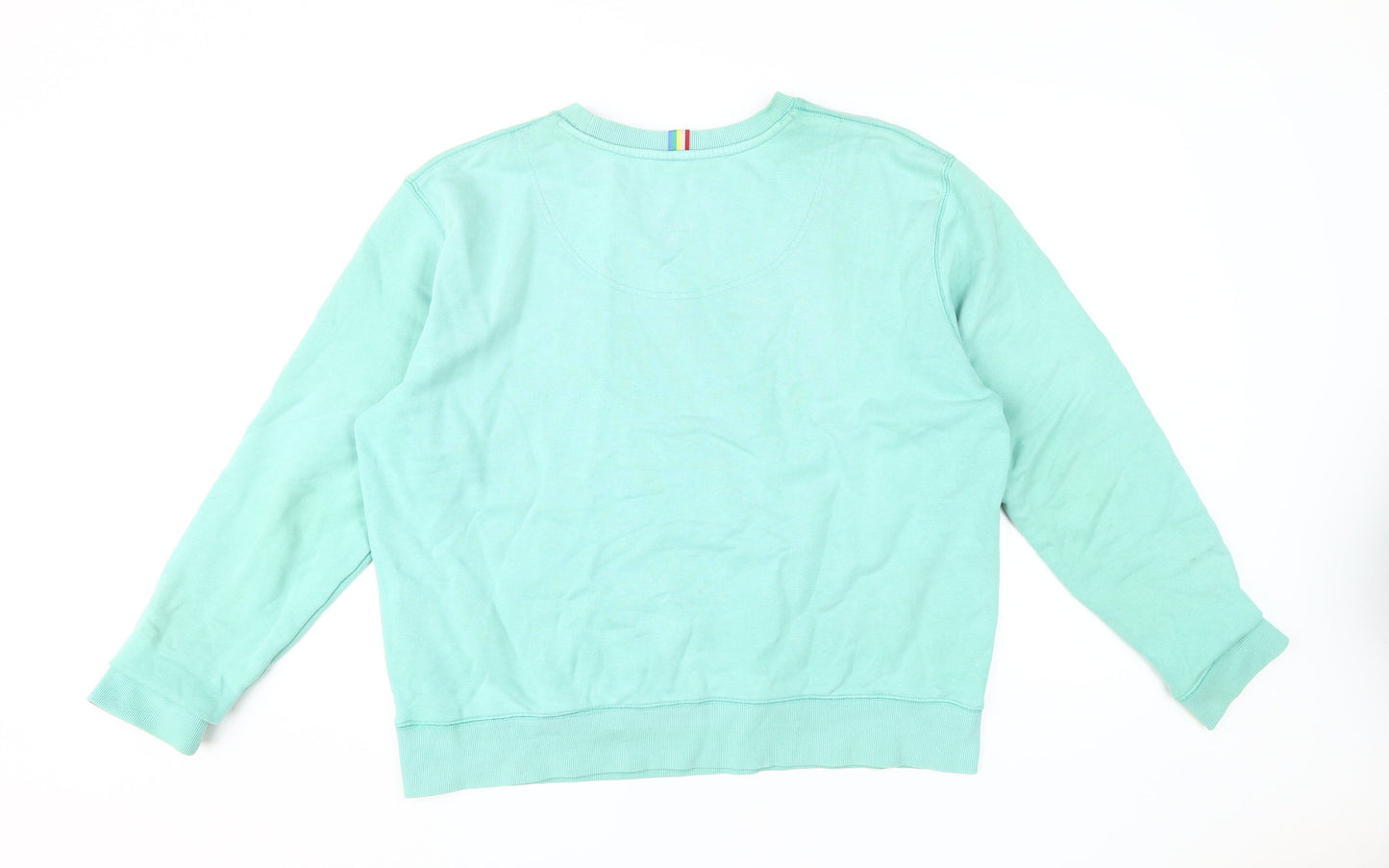 Joules Women's Green Pullover Sweatshirt Size 14