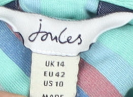 Joules Women's Green Pullover Sweatshirt Size 14