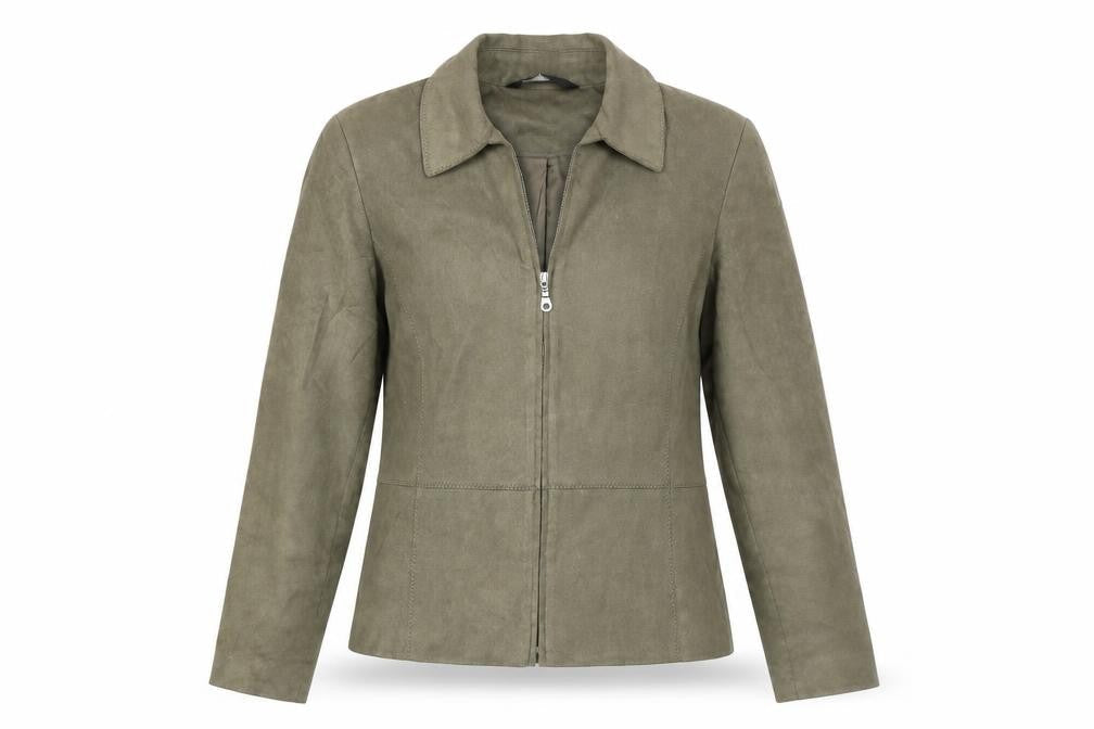 BHS Women's Green Mid-Length Jacket, Size 14