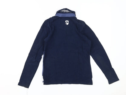 Requisite Boys Blue Colourblock Collared Long Sleeve Shirt