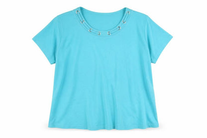 EWM Pure Classics Women's Blue T-Shirt Size 18