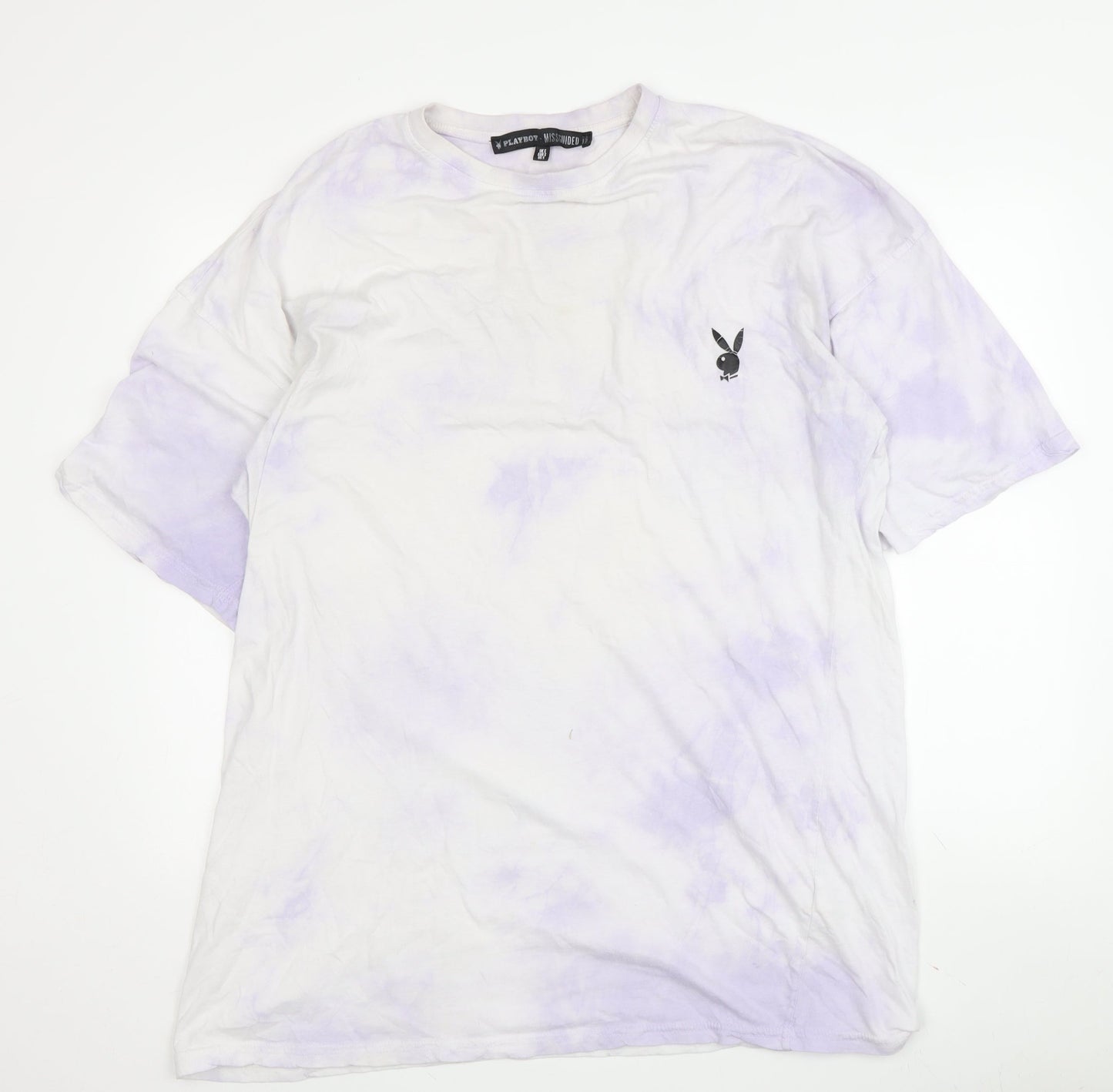 Playboy Missguided Unisex Multicoloured Graphic Tee S