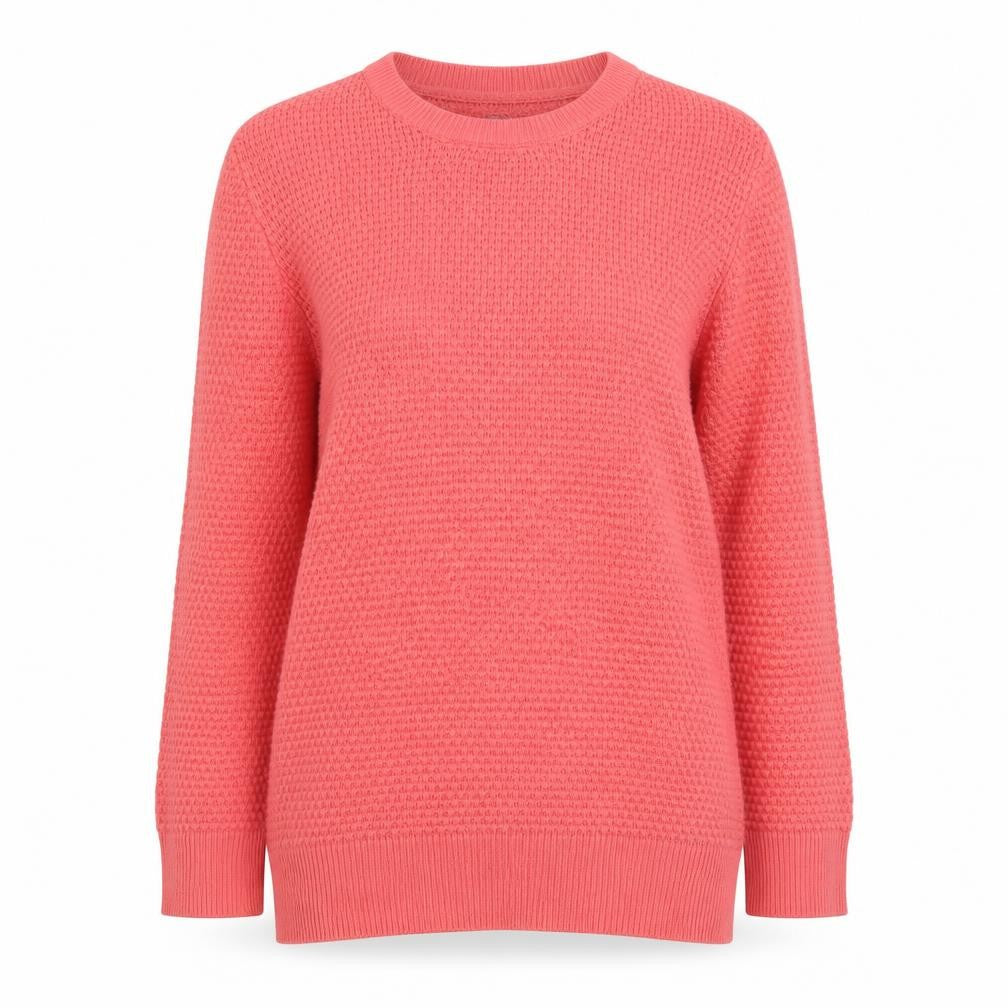 Gap Women's Pink Knit Pullover Jumper, M, Waffle Knit