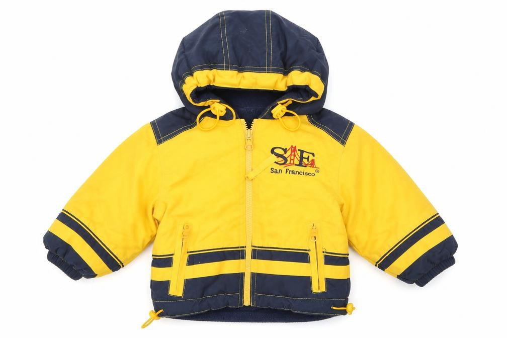 Chenernal Unisex Yellow Puffer Jacket 0-3 Months