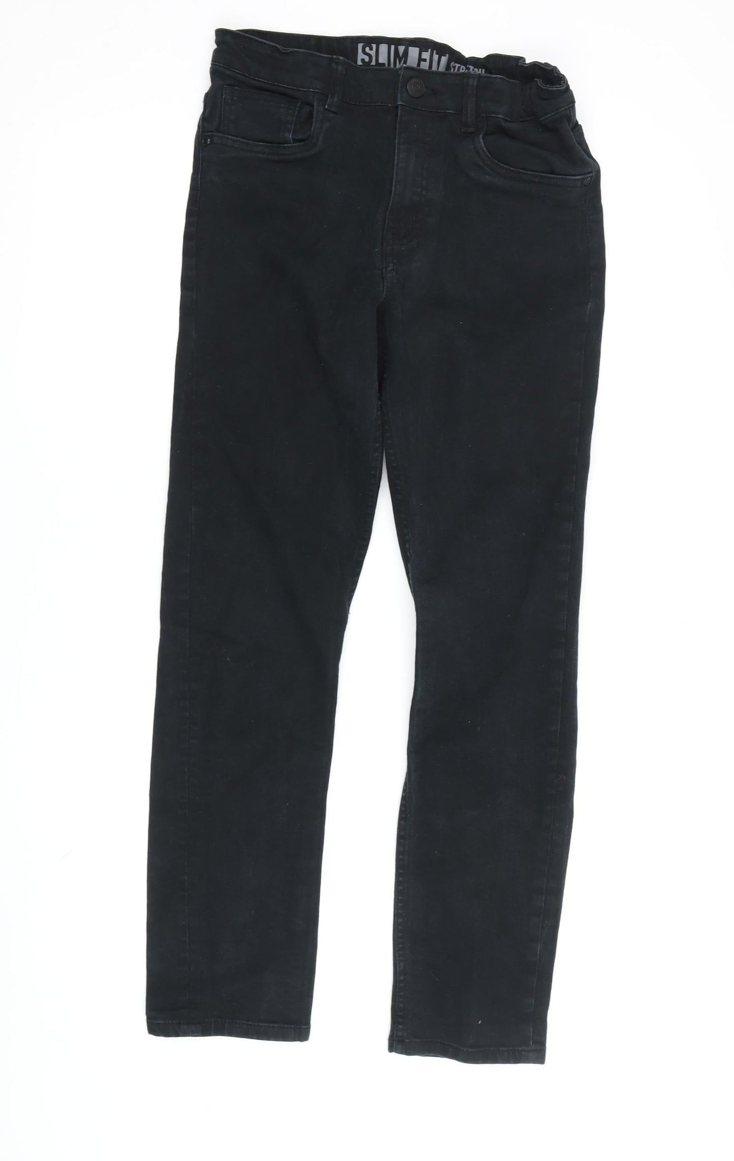 H&M Teens Black Slim Fit Stretch Jeans Size 12-13Y
