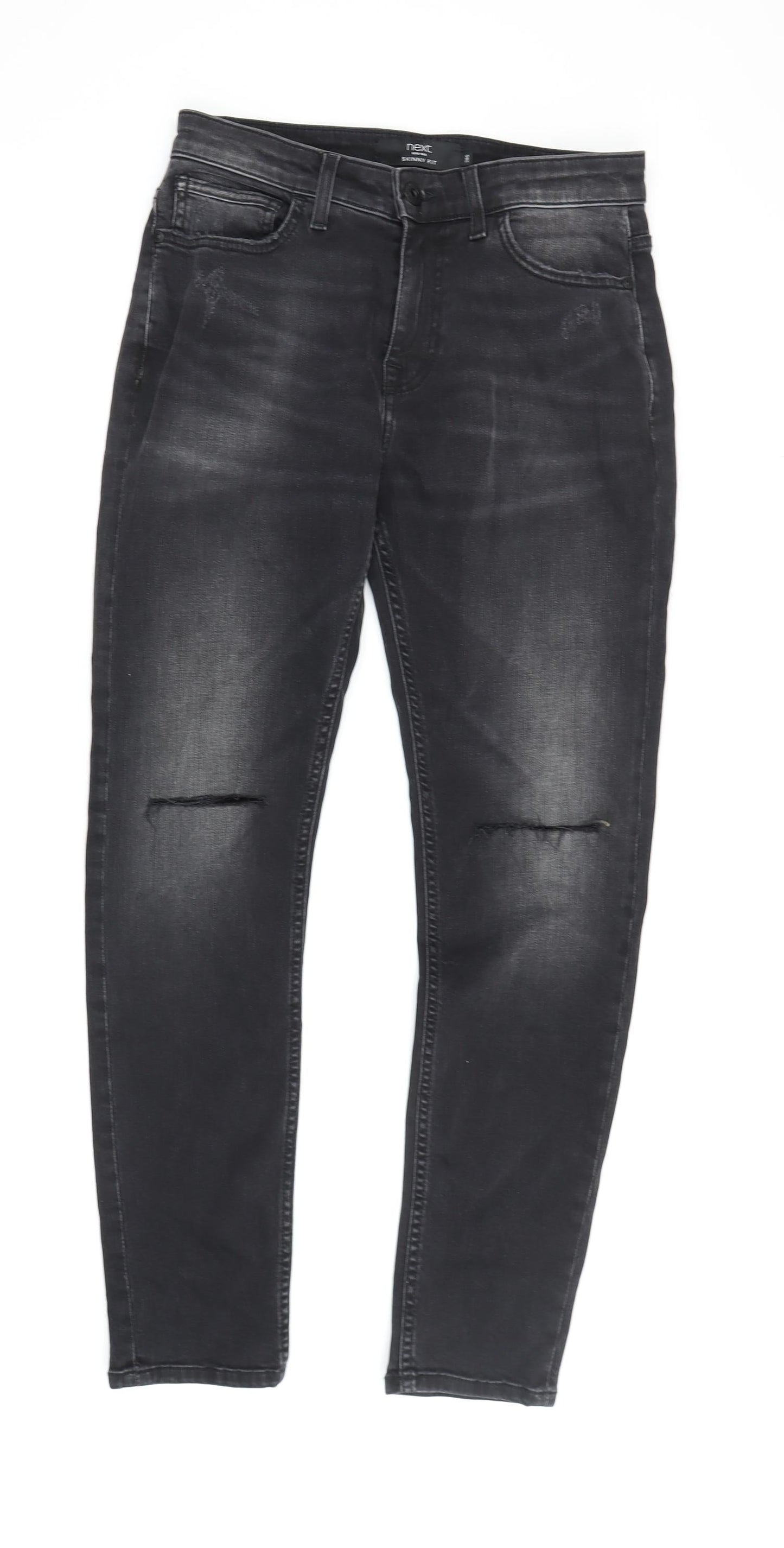 Next Men's Black Skinny Jeans Size 28S
