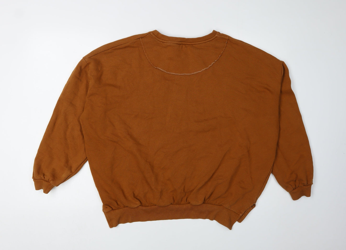 Pull&Bear Unisex Brown Pullover Sweatshirt M