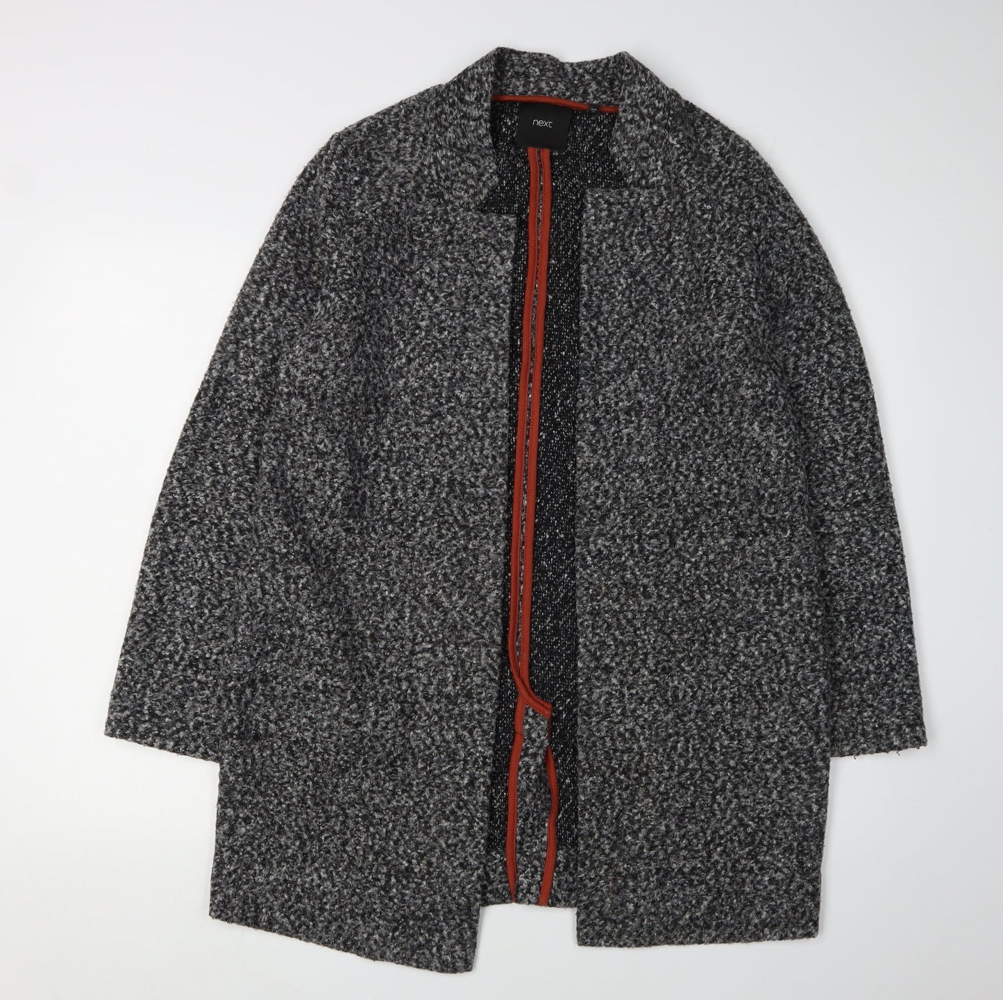 Next Women's Black Cardigan Size 12 Collared Knit