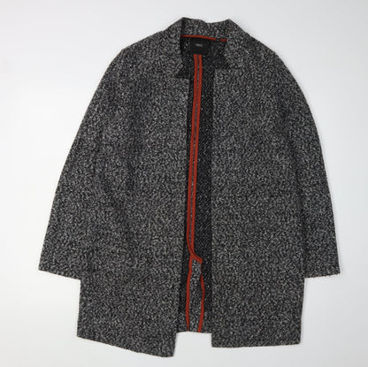 Next Women's Black Cardigan Size 12 Collared Knit