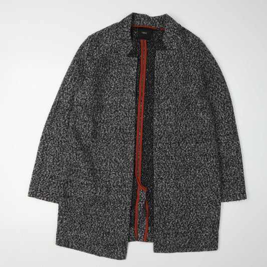 Next Women's Black Cardigan Size 12 Collared Knit