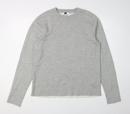 Topman Men's Grey Pullover Jumper Medium, Casual Comfort