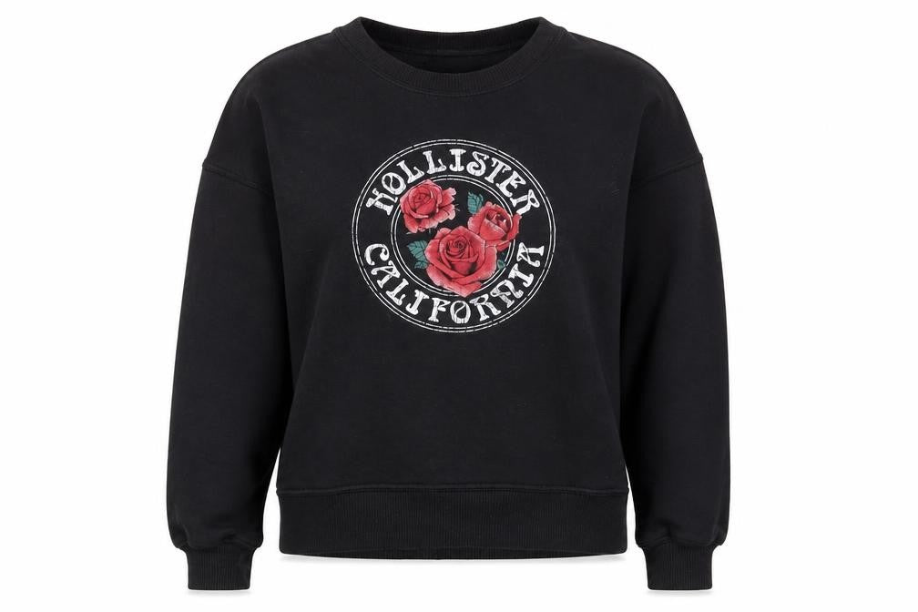 Hollister Women's Black XS Pullover Sweatshirt