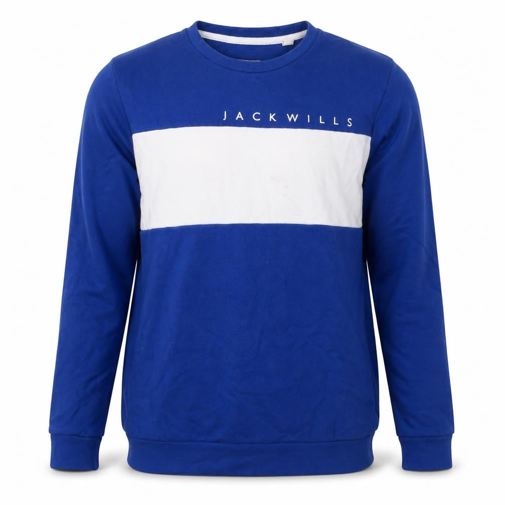 Jack Wills Men's Blue Pullover Sweatshirt M