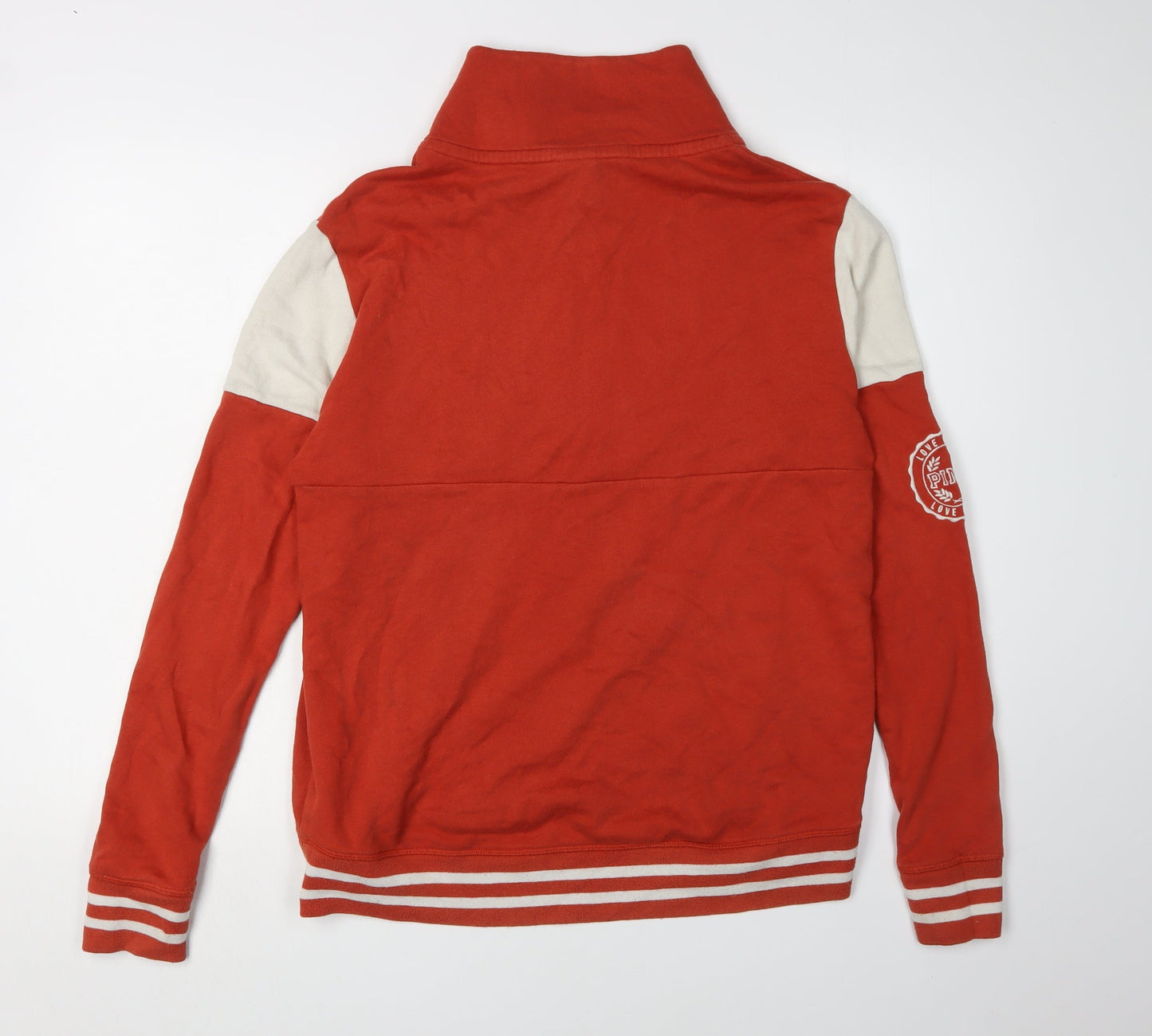 Victoria's Secret PINK Red 1/4 Zip Sweatshirt - Women S