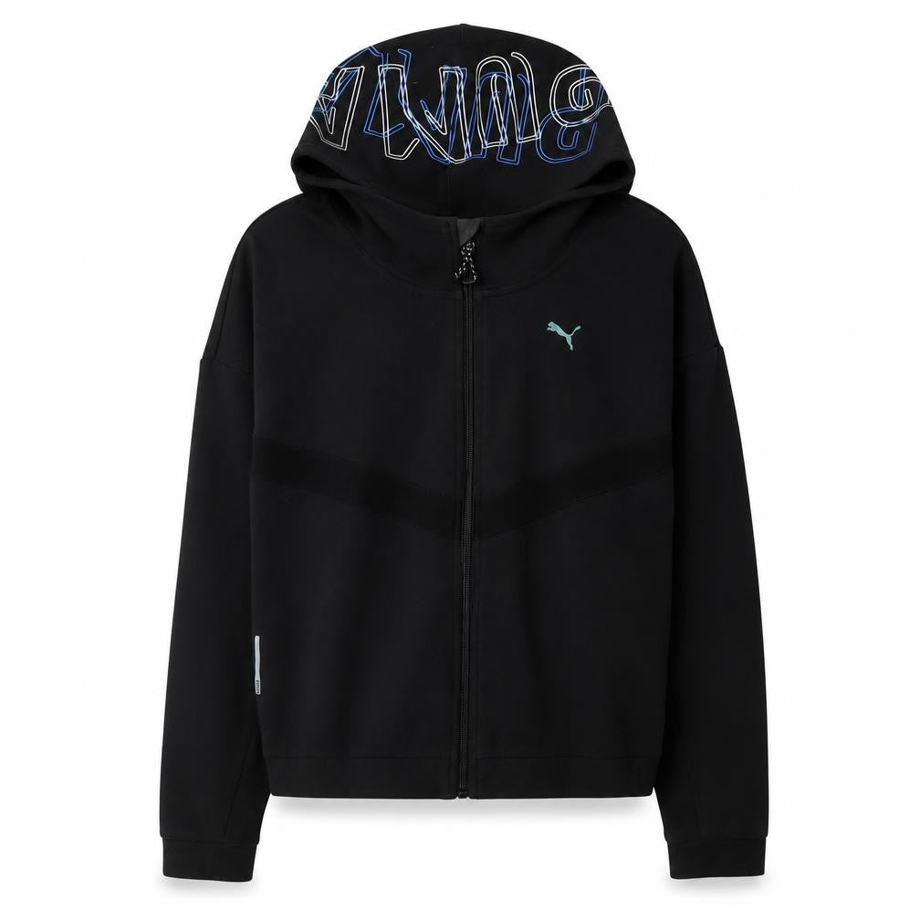 Puma Women's Black Full Zip Hoodie S