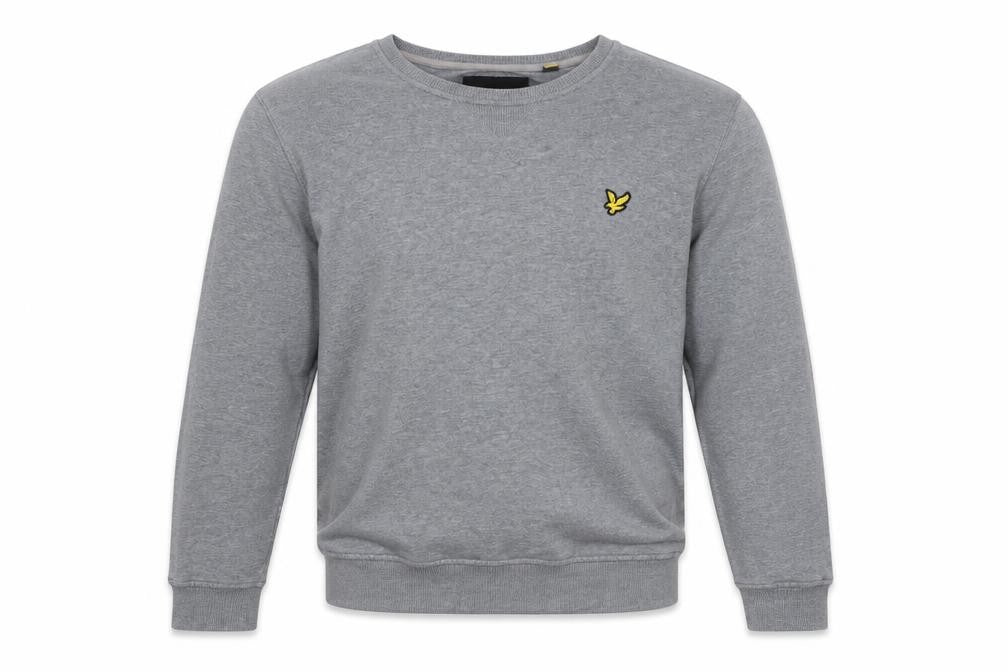 Lyle & Scott Mens Grey Crew Neck Sweatshirt L