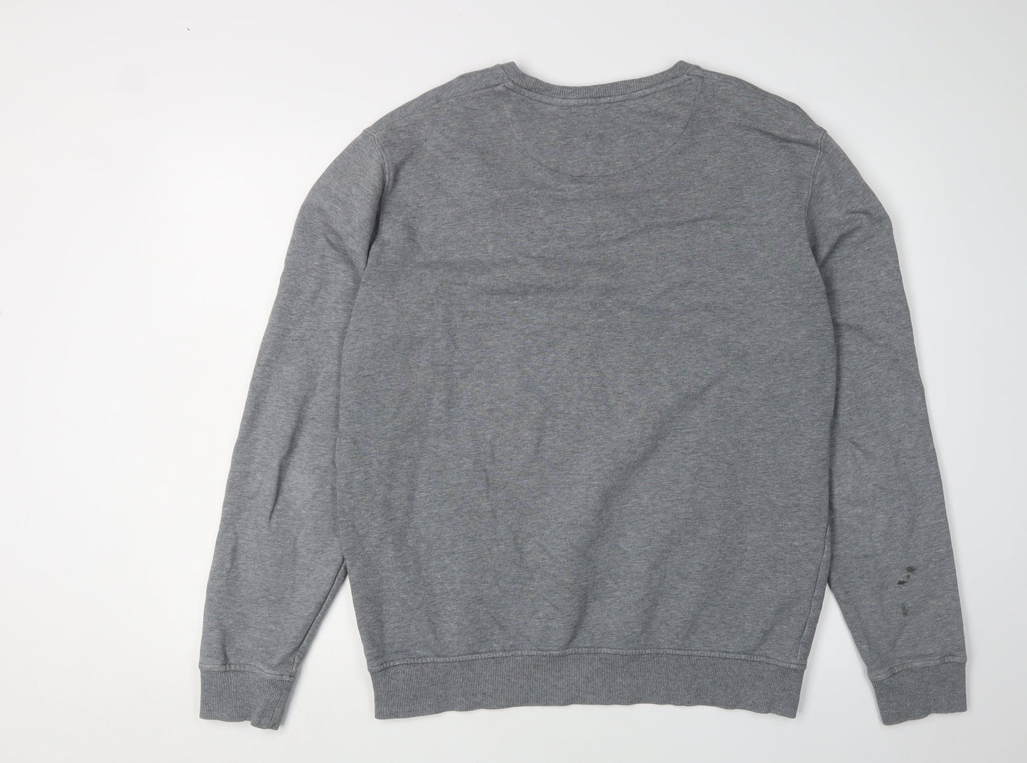 Lyle & Scott Mens Grey Crew Neck Sweatshirt L
