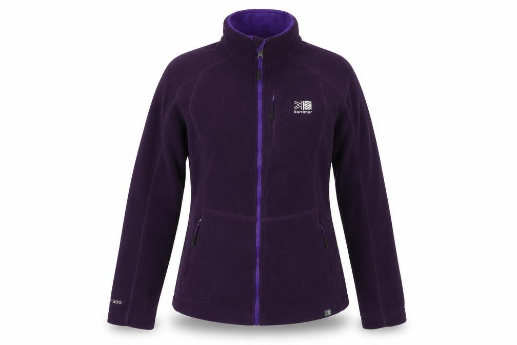 Karrimor Women's Purple Fleece Jacket, Size 12, Full Zip