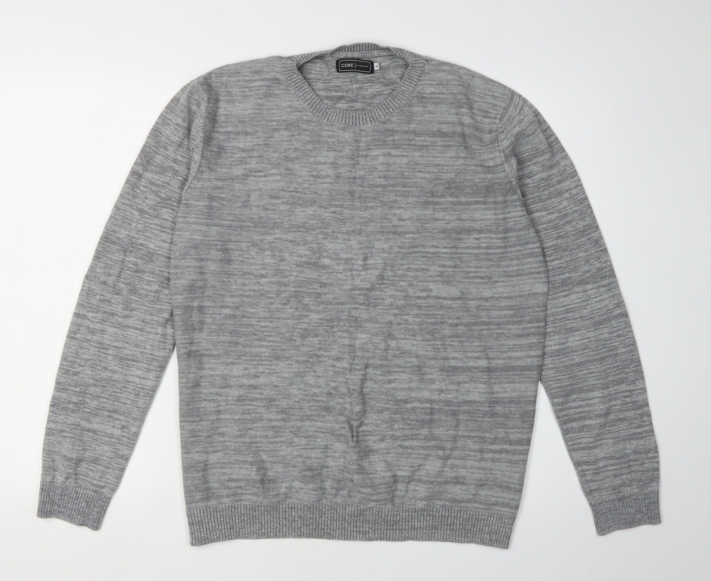 CORE By Jack & Jones Men's Grey L Pullover Jumper