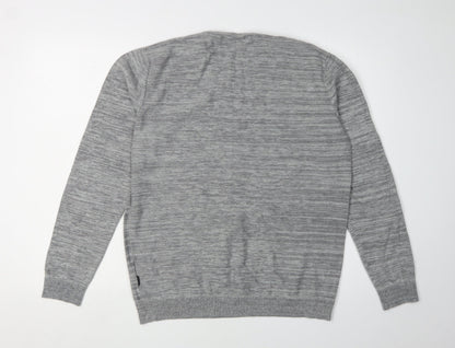 CORE by Jack & Jones Men's Grey L Pullover Jumper