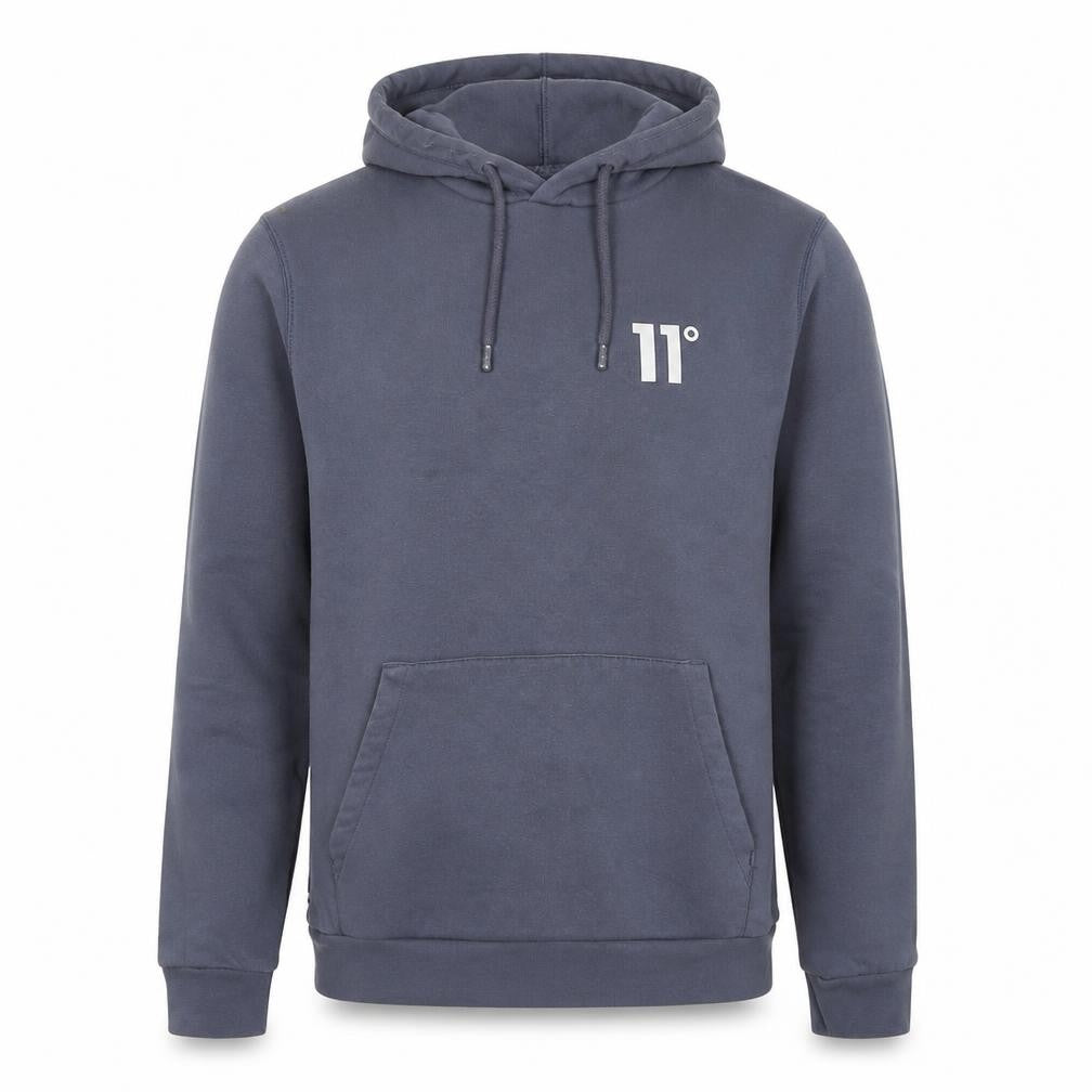 11 Degrees Men'S Grey Pullover Hoodie M