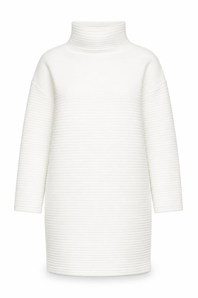 Zara Women's White High Neck Tunic Jumper S