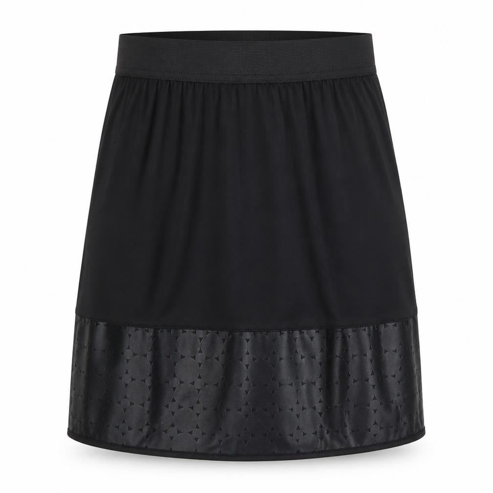 Miss & Trend Women Black Skirt Size 4