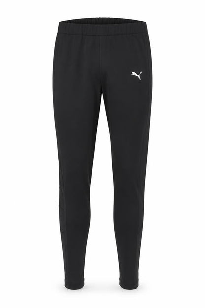 Front view of Puma Women's Black Gym Leggings, size 12, Elastic Waist