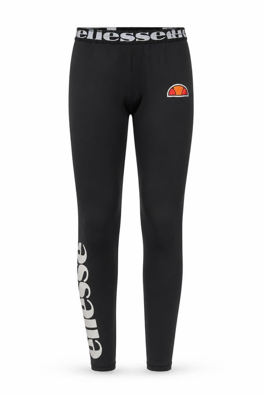 Ellesse Women's Black Leggings UK 10 Gym & Training