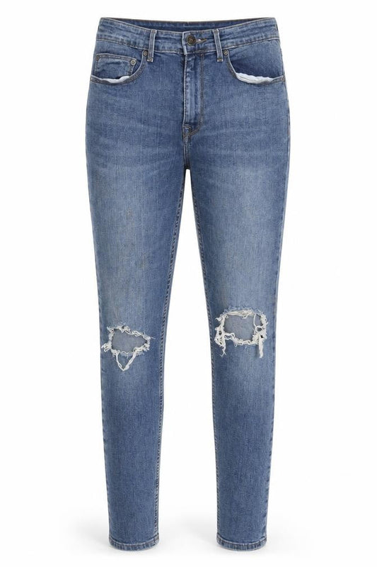New Look Women's Blue Skinny Jeans Size 32 Stretch