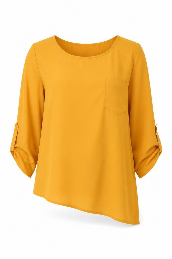 Wallis Women’s Orange Basic Blouse L - Casual Style