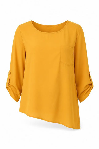 Wallis Women’s Orange Basic Blouse L - Casual Style