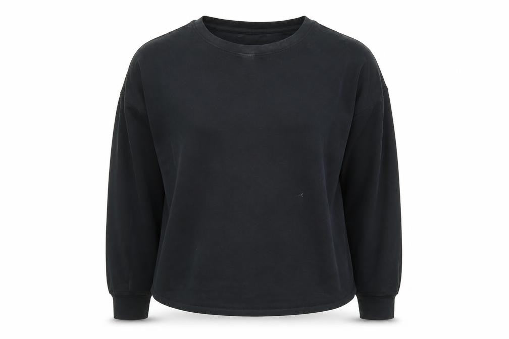 Jimmy Key Women's Black Crew Neck Pullover Sweatshirt M