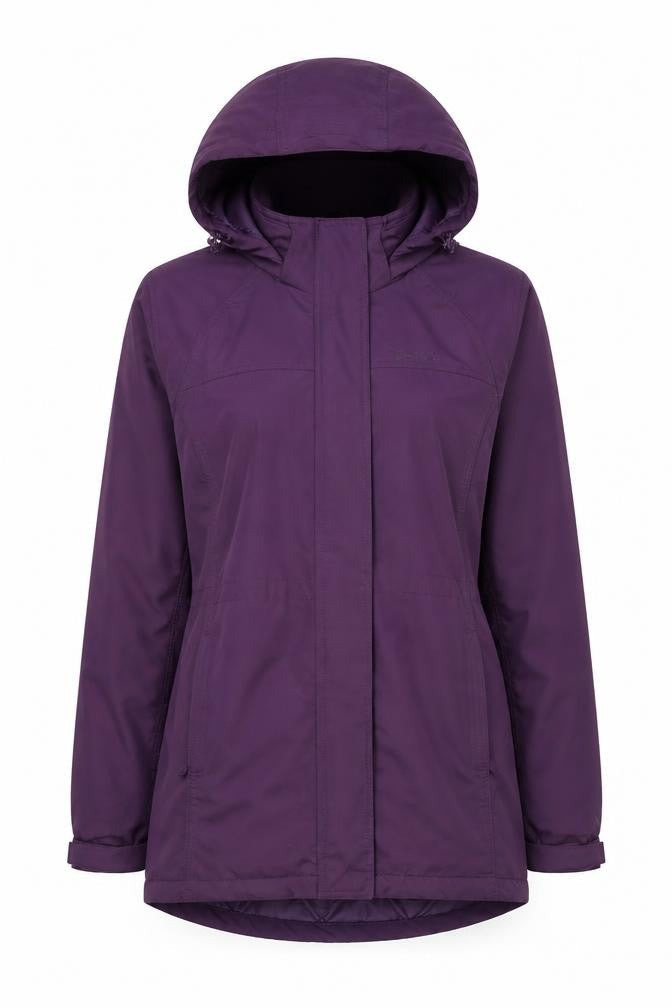 Mountain Warehouse Women's Purple Hooded XL Windproof Jacket