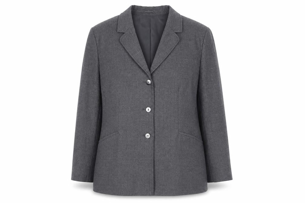 Eastex Grey Wool Blend Women's Blazer UK Size 20 Classic Style